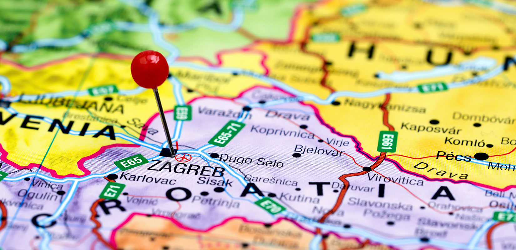 Plan i geografska karta