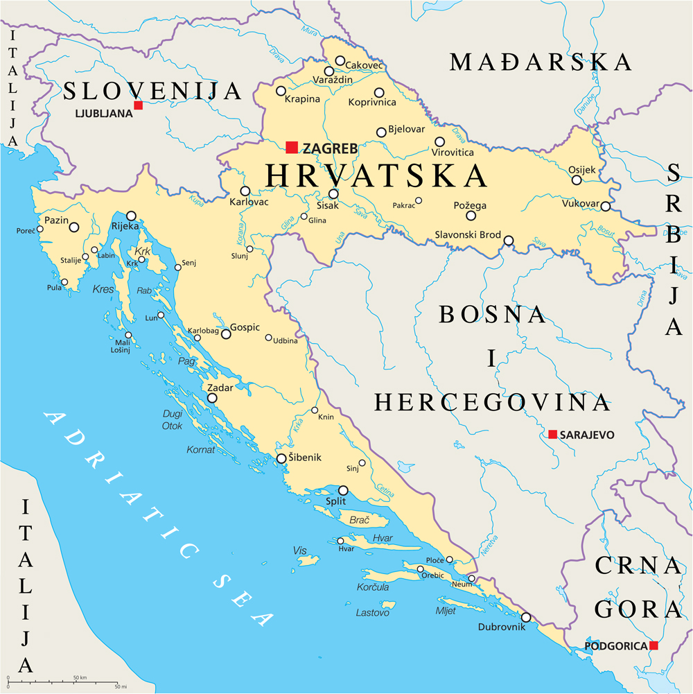 Republika Hrvatska – susjedne države i Europska unija